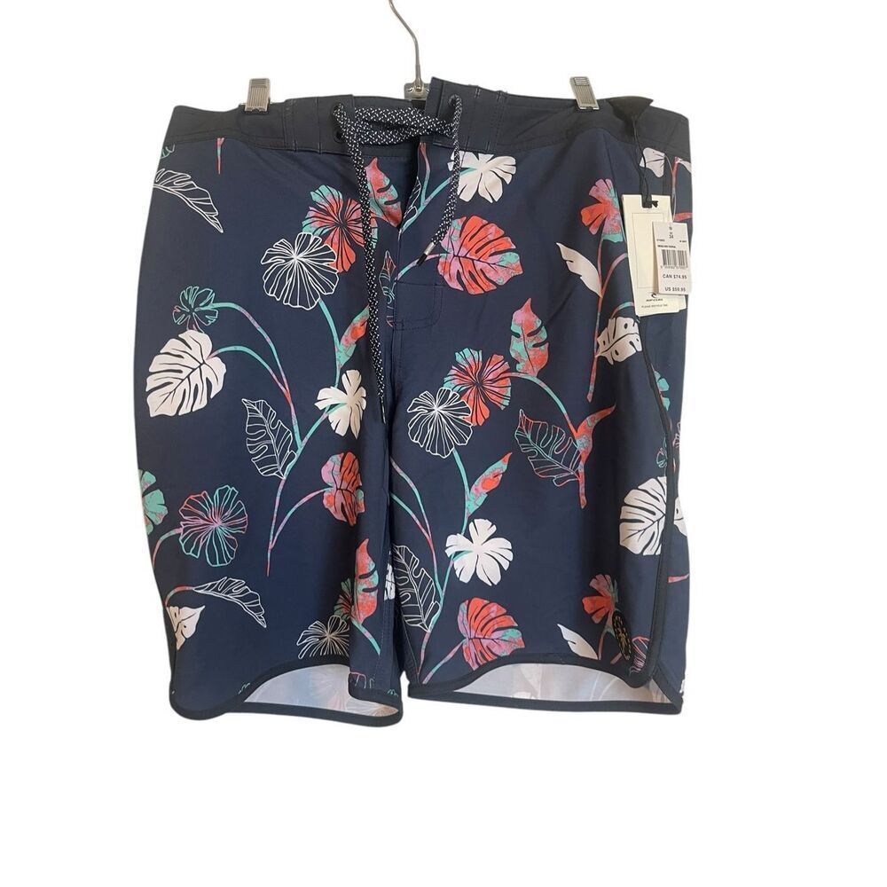 New Rip Curl Mens Navy Blue Mirage Ultimate Stretch Boardshorts Size 34